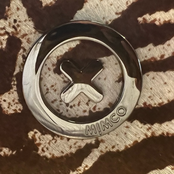 Mimco pouch. New without tags. Cow hide. Brown  /white. Fabulous new condition - Picture 9 of 10